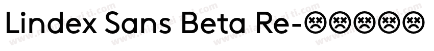 Lindex Sans Beta Re字体转换